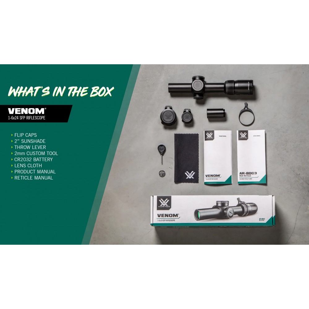 Venom® 1-6x24 SFP AR-BDC3 (MOA)